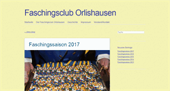 Desktop Screenshot of faschingsclub-orlishausen.de